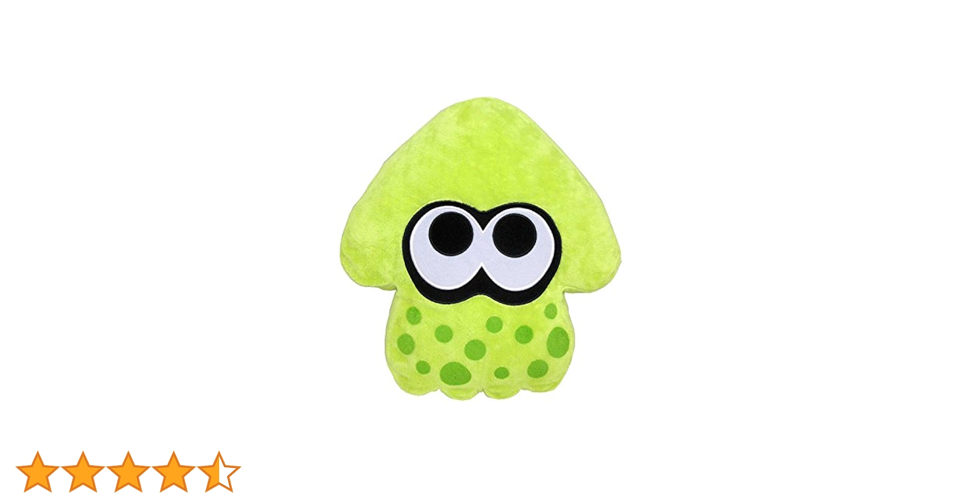 Amazon | スプラトゥーン イカ クッション 高さ35cm ライム